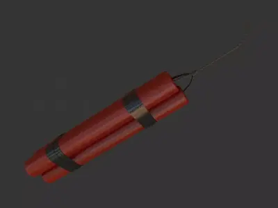Dynamite Pack PBR Low-poly 3D model
