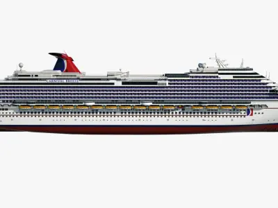 Cruise Ship Carnival Breeze 3D model
