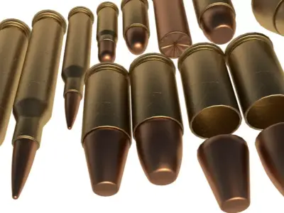 Bullets Collection 3D model