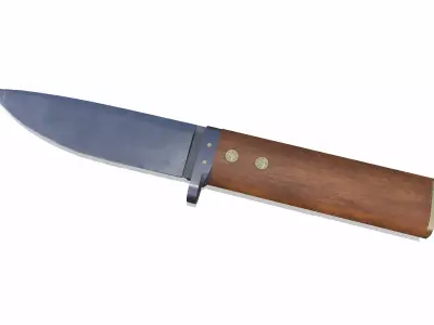 Knife 01 Low-poly PBR Free low-poly 3D model