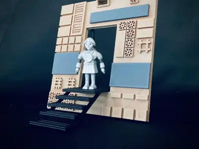 BUCK ROGERS STAR FIGHTER HANGAR PART 3D print model