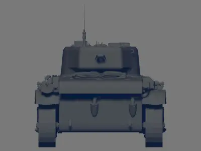 M22 Tank 3D model by theleonemeaeus