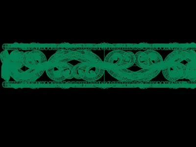 Antique dainty ring 3d print model 3D print model