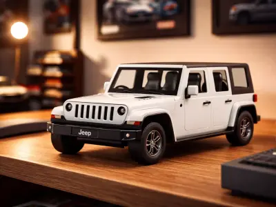 Modern Offroad SUV Vehicle Model 3D model