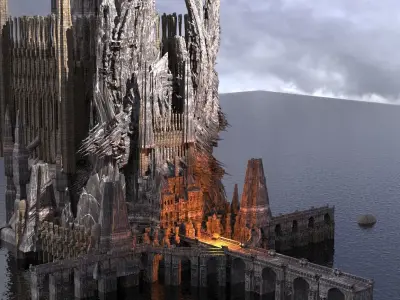 Dukes Dark Tower 3D model