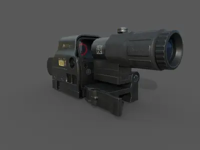 EOTech HHS II Low-poly 3D model