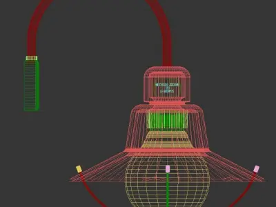Cadiz Arm Shade WM Light Low-poly 3D model