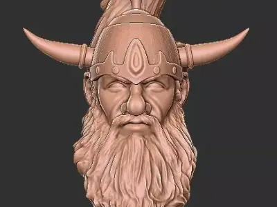 Flint Fireforge Mythic Legions Head 3D print model