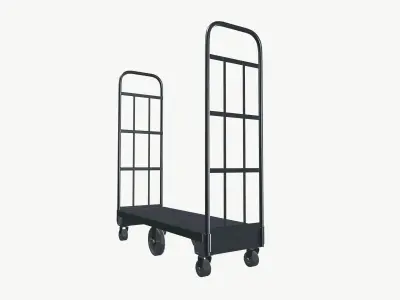 Hand Truck Low-poly 3D model