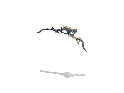 Goddess Bow Low-poly 3D model
