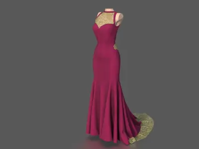 FORMAL DRESS 3D model