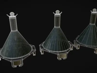 German WW2 HHL-3 Anti-Tank Grenade 3D model