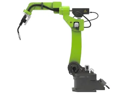 Industrial Robot 2 Lowpoly Low-poly 3D model