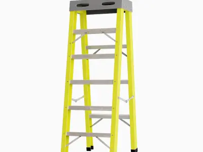 Ladder 02 Low-poly 3D model purchase