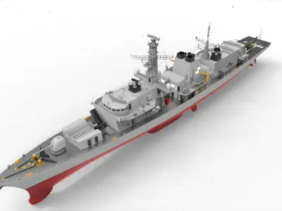 Frigate type 23 3D print model