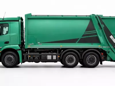 Mercedes Benz Antos Garbage Truck 3D model