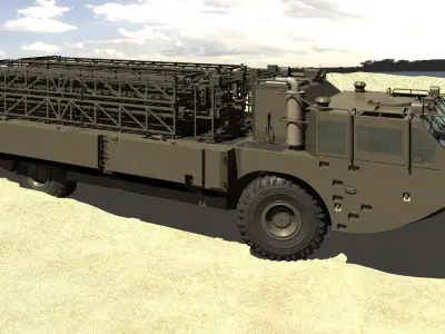 JGSDF Type94 Beach Minelayer Vehicle 3D model