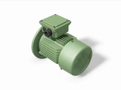 80 B5 IEC electric motor - 3D CAD model 3D model