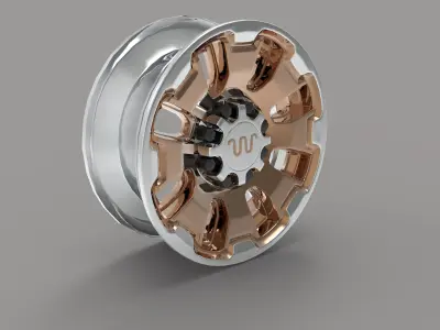 Ford F-250 F-350 King Ranch OEM Wheel 3D model