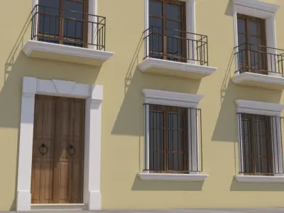 Mexican House 3D model 2