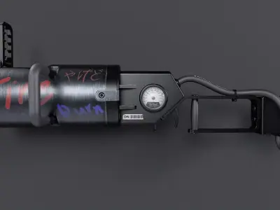 Gun-Japan Low-poly 3D model