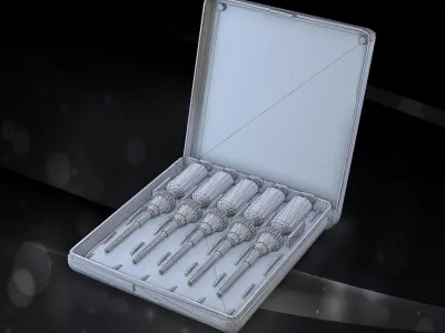 Aid-Kit AI-2 Low-poly 3D model