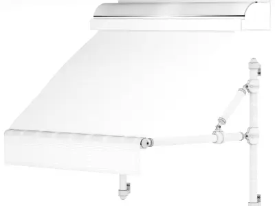 Awning Antique 3D model