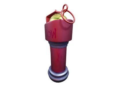 grenade game ready asset lowpoly Low-poly 3D model