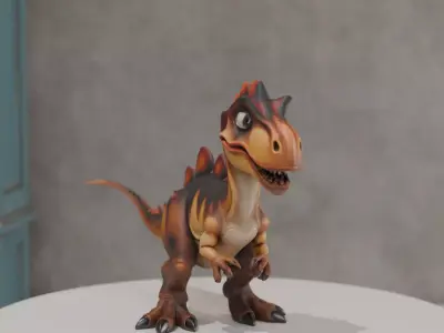dinosaur 3D print model 3