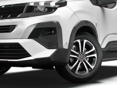 Peugeot e Rifter GT 2024 3D model
