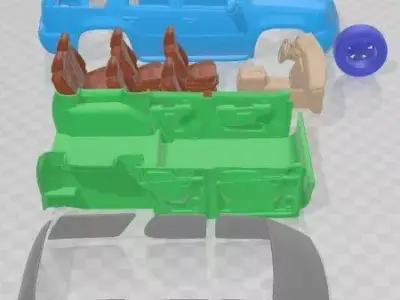 GMC Yukon Denali 2012 Printable Car 3D print model