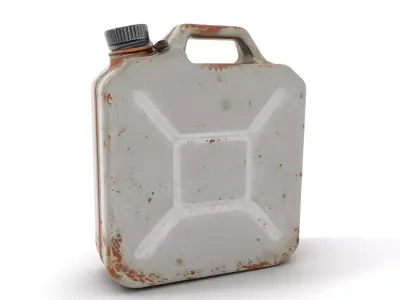 Rustic Metal Jerry Can model pack Low-poly 3D model