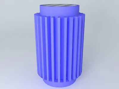 Electro motor Free 3D model