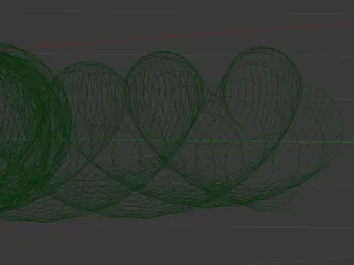  Rope Snail 3D Model Low-poly 3D model