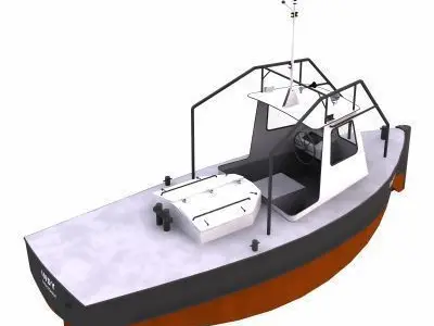 Harbour Tug - 02 - 3D model