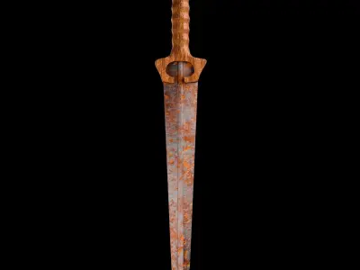 Ancient Relic Dagger 3D model