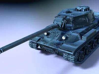 Tanque IS2 3D model