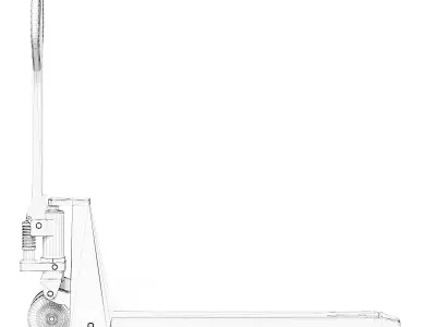 Pallet Truck 3D Model 3D model