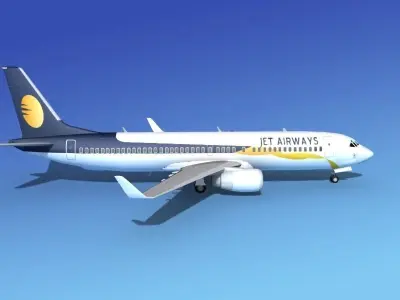 Boeing 737-800Jet Airlines 3D model