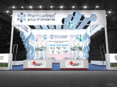 3d Model of Exhibition Stand 9X12 3D model