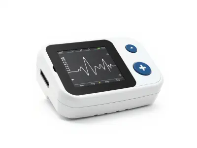 Compact Heart Monitor Model Pack Low-poly 3D model