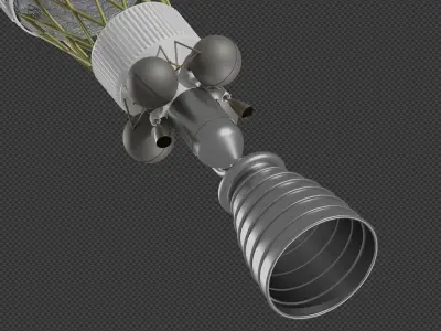 NASA Nuclear Shuttle 3D model