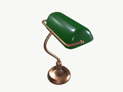 Desk Lamp Low-poly 3D model 23