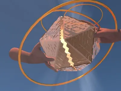 rigged hand Free low-poly 3D model