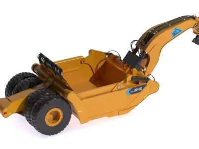Mobile TrackSolutions 33-38LGP Gooseneck Scraper 3D model