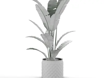 flower pot Low-poly 3D model purchase