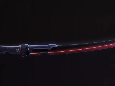Cyberpunk Katana Free 3D model