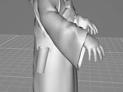 STAR WARS Jawa - Low Poly Game - Battlefield - FBX MODEL Low-poly 3D model