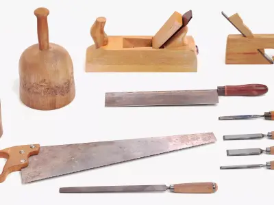 -Carpentry Tools- 3D model