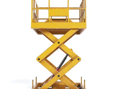 Scissor Freight Lift I 3D model